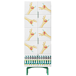 Тумба с зелеными ножками Tall Forest Ok варинант исполнения - 1 | Loft Concept в Уфе