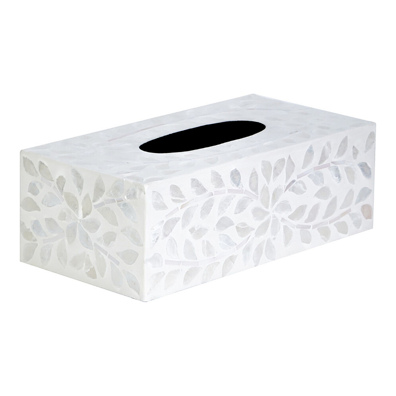 Салфетница Esmee Bone Inlay Белый Салфетница Esmee Bone Inlay Белый в Уфе | Loft Concept
