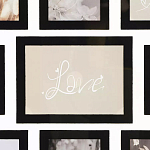 Рамка для 9-ти фотографий квадратная Moment Forever варинант исполнения - 3 | Loft Concept в Уфе