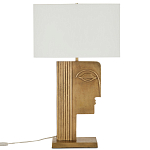 Настольная лампа с прямоугольным белым абажуром Skillful Face варинант исполнения - 5 | Loft Concept в Уфе