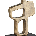 Настольная лампа с фигурным каркасом и прямоугольным тканевым абажуром Brutalist Profile варинант исполнения - 1 | Loft Concept в Уфе