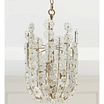 Подвесной светильник декорированный цветами из стекла Lightness of Flowers варинант исполнения - 3 | Loft Concept в Уфе