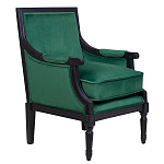 Кресло Harry Armchair black and green velour варинант исполнения - 1 | Loft Concept в Уфе