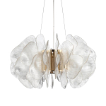 Люстра с декором в виде крупных рельефных лепестков 80 см Ethereal Bloom варинант исполнения - 1 | Loft Concept в Уфе
