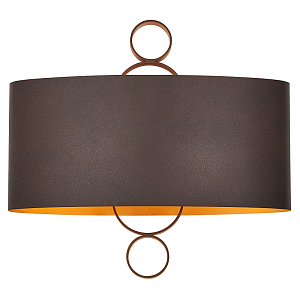 Золотисто-коричневое бра Saturn