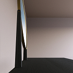 Туалетный Стол с зеркалом Primo Черный дуб варинант исполнения - 6 | Loft Concept в Уфе