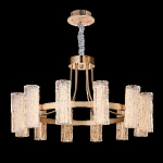 Люстра круглая с текстурными цилиндрическими плафонами Glimpse варинант исполнения - 6 | Loft Concept в Уфе