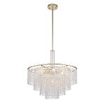 Люстра многоярусная с каскадами кристаллов Crystal Rains варинант исполнения - 2 | Loft Concept в Уфе