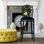 Барный стул из натурального бука с изображением птицы и цветов Blooming Birds варинант исполнения - 2 | Loft Concept в Уфе