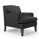 Мебельная ткань Шенилл черный цвет 138 см T4-35 варинант исполнения - 5 | Loft Concept в Уфе