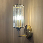 Бра с цилиндрическим рифленым стеклянным плафоном Jeanette варинант исполнения - 5 | Loft Concept в Уфе