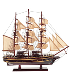 Декоративная модель деревянного коричневого парусника в подарочной упаковке With The low варинант исполнения - 1 | Loft Concept в Уфе