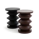 Фигурный приставной столик черного цвета AMORPHOUS варинант исполнения - 3 | Loft Concept в Уфе