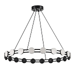 Люстра кольцевая с круглыми светодиодными источниками света Maxine Light варинант исполнения - 3 | Loft Concept в Уфе