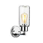 Бра с цилиндрическим прозрачным плафоном из стекла с пузырьками Elstead Lighting варинант исполнения - 1 | Loft Concept в Уфе