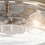 Потолочный светильник с прозрачным стеклянным плафоном с эффектом пузырьков Kichler варинант исполнения - 4 | Loft Concept в Уфе