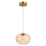 Подвесной светильник с янтарным рифленым стеклянным плафоном Ferm Living варинант исполнения - 2 | Loft Concept в Уфе