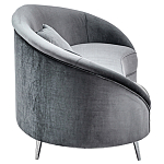 Диван с мягкой обивкой из ткани серый Ethan Sofa варинант исполнения - 1 | Loft Concept в Уфе