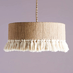 Люстра круглая плетеная с кисточками Solar Glow варинант исполнения - 6 | Loft Concept в Уфе