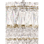 Люстра подвесная круглая из прозрачного хрусталя с золотым корпусом Selfsufficient варинант исполнения - 5 | Loft Concept в Уфе