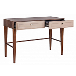 Стол письменный из массива бука с 2-мя ящиками бежевый Wenge Light варинант исполнения - 3 | Loft Concept в Уфе