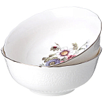 Обеденный сервиз из фарфора с рисунком цветов на 6 персон 23 предмета Garden Whisper Porcelain Set  варинант исполнения - 5 | Loft Concept в Уфе