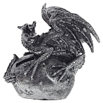 Декоративная статуэтка Дракон Silver Dragon Statuette варинант исполнения - 3 | Loft Concept в Уфе