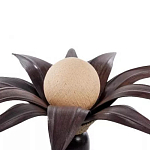 Настольная лампа черная INDONESIAN LAMPS варинант исполнения - 2 | Loft Concept в Уфе