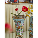 Ваза со стрекозой из фарфора с бронзовыми элементами Paradise Dragonfly варинант исполнения - 5 | Loft Concept в Уфе