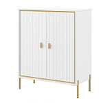 Тумба белая с двумя дверками и полками Antique Order варинант исполнения - 1 | Loft Concept в Уфе