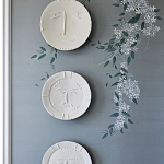 Обои ручная роспись Jasmine Standard colourway on Wood Ash slub silk варинант исполнения - 3 | Loft Concept в Уфе