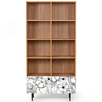 Широкий стеллаж с принтом Elise Rack варинант исполнения - 19 | Loft Concept в Уфе