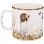 Кружка из фарфора с изображением фазанов и собаки 400 мл Hunting Porcelain Collection варинант исполнения - 1 | Loft Concept в Уфе