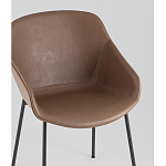 Стул Ashby экокожа светло-коричневый варинант исполнения - 3 | Loft Concept в Уфе