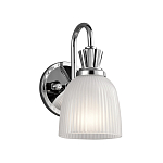 Бра с матовым ребристым плафоном в форме колокола Kichler варинант исполнения - 1 | Loft Concept в Уфе