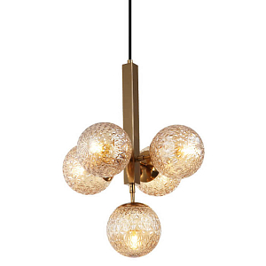 Люстра Perforated Glass Bubbles brown 5