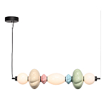 Подвесной светильник линейный с керамическими элементами 24W LED Fragrant Light варинант исполнения - 1 | Loft Concept в Уфе