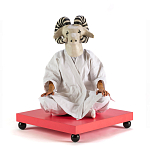 Дизайнерский кофейный стол на круглых ножках Poltronova T02 Pink Coffee Table варинант исполнения - 4 | Loft Concept в Уфе