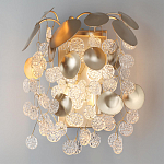 Бра с декоративными подвесками из прозрачного стекла в форме монеток FAIRYTREE Light варинант исполнения - 3 | Loft Concept в Уфе