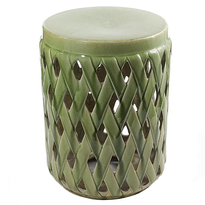 Керамический табурет Ceramic Chair Light Green Зеленый в Уфе | Loft Concept 