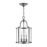 Подвесной светильник с прозрачным стеклянным цилиндрическим плафоном в классическом стиле на цепи Hinkley варинант исполнения - 5 | Loft Concept в Уфе