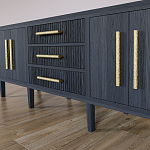 Большая VT-тумба Primo шпон Черный дуб варинант исполнения - 4 | Loft Concept в Уфе