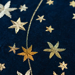 Обои с вышивкой ручной работы Cosmos Original colourway on velvet варинант исполнения - 2 | Loft Concept в Уфе