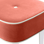 Квадратный мягкий пуф на белых ножках Winton Pouf Square варинант исполнения - 16 | Loft Concept в Уфе