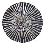 Столик с инкрустацией с перламутровым узором Dominic Black варинант исполнения - 2 | Loft Concept в Уфе