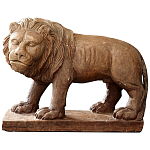 Каменная статуэтка в виде льва Indian Lion Statue варинант исполнения - 1 | Loft Concept в Уфе