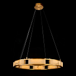 Люстра в виде кольца из натурального камня Golden Alavastor варинант исполнения - 1 | Loft Concept в Уфе