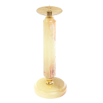 Подсвечник из натурального камня оникс Stone Candlestick варинант исполнения - 1 | Loft Concept в Уфе