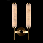 Бра с 2-мя цилиндрическими каменными плафонами Wand of Light варинант исполнения - 1 | Loft Concept в Уфе