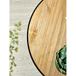 Приставной столик с факутрным черным основанием Ethiopia варинант исполнения - 4 | Loft Concept в Уфе